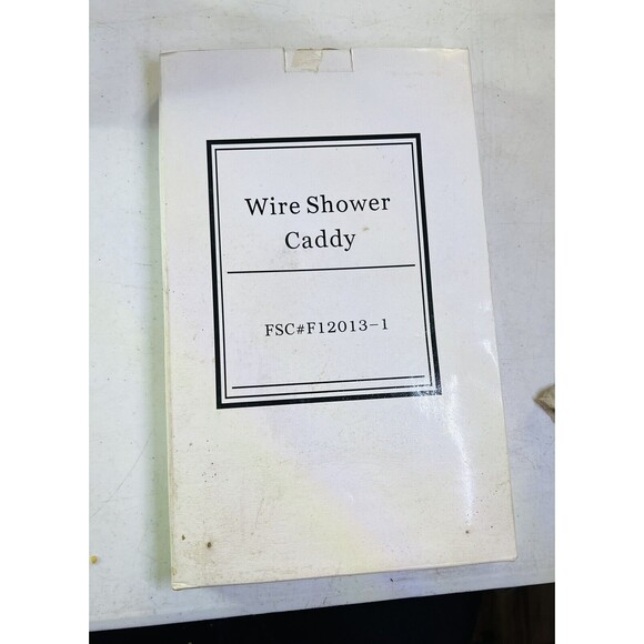 Avon Wire Shower Caddy And Mirror NEW In Box - FSC #F12013-1 - Picture 8 of 9